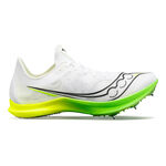 Saucony Hardloopschoenen Saucony Endorphin Cheetah Spikes-Wit,Neongeel