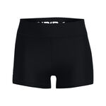 Under Armour Kleding Under Armour Heatgear Mid Rise Short Voor Tennisballen Dames-Zwart,Wit