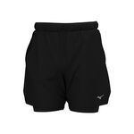 Mizuno Kleding Mizuno Core 2in1 7.5inch Hardloopshorts Heren - zwart, 