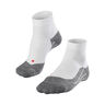 RU4 Endurance Short Hardloopsokken Heren-Wit,Grijs