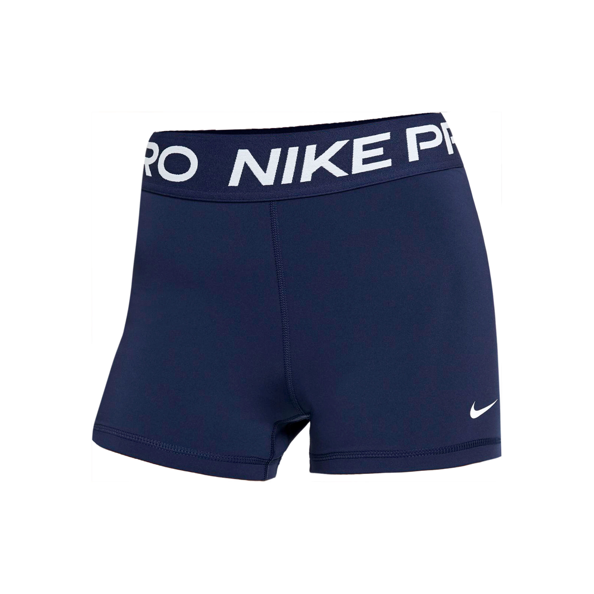 Nike Pro 3in Shorts Dames Donkerblauw Wit online kopen Running