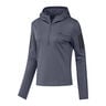 Own The Run Winter Half-Zip Hardloopshirt Dames-Paars