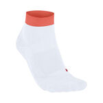Falke Kleding Falke RU4 Endurance Short Hardloopsokken Dames-Wit,Koraal