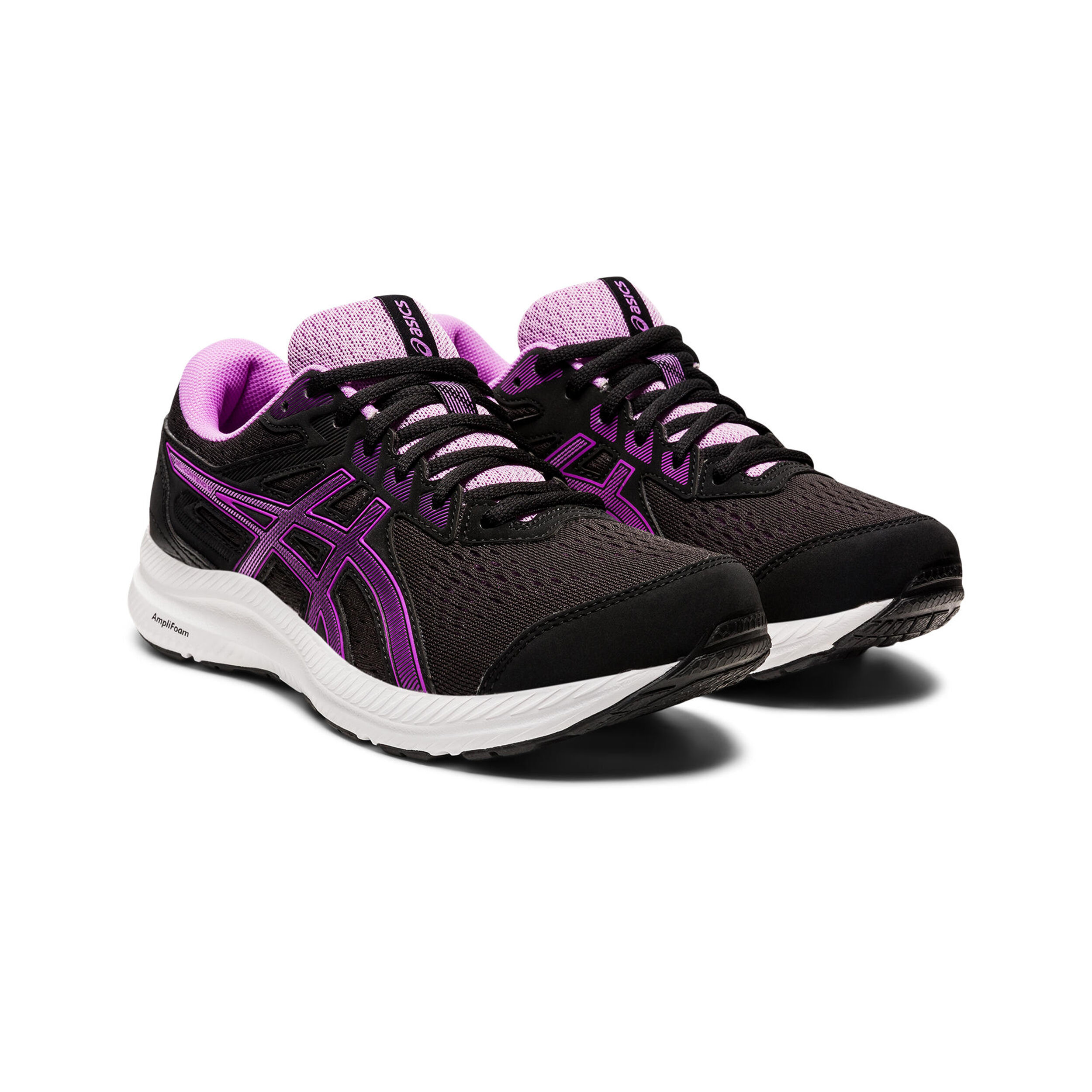 ASICS Gel Contend 8 Neutrale Schoen Dames Zwart Paars in maat 41 5 online kopen Running Point NL