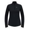 Zeroweight Warm Mid Layer 1/2 Zip Hardloopshirt Dames-Zwart