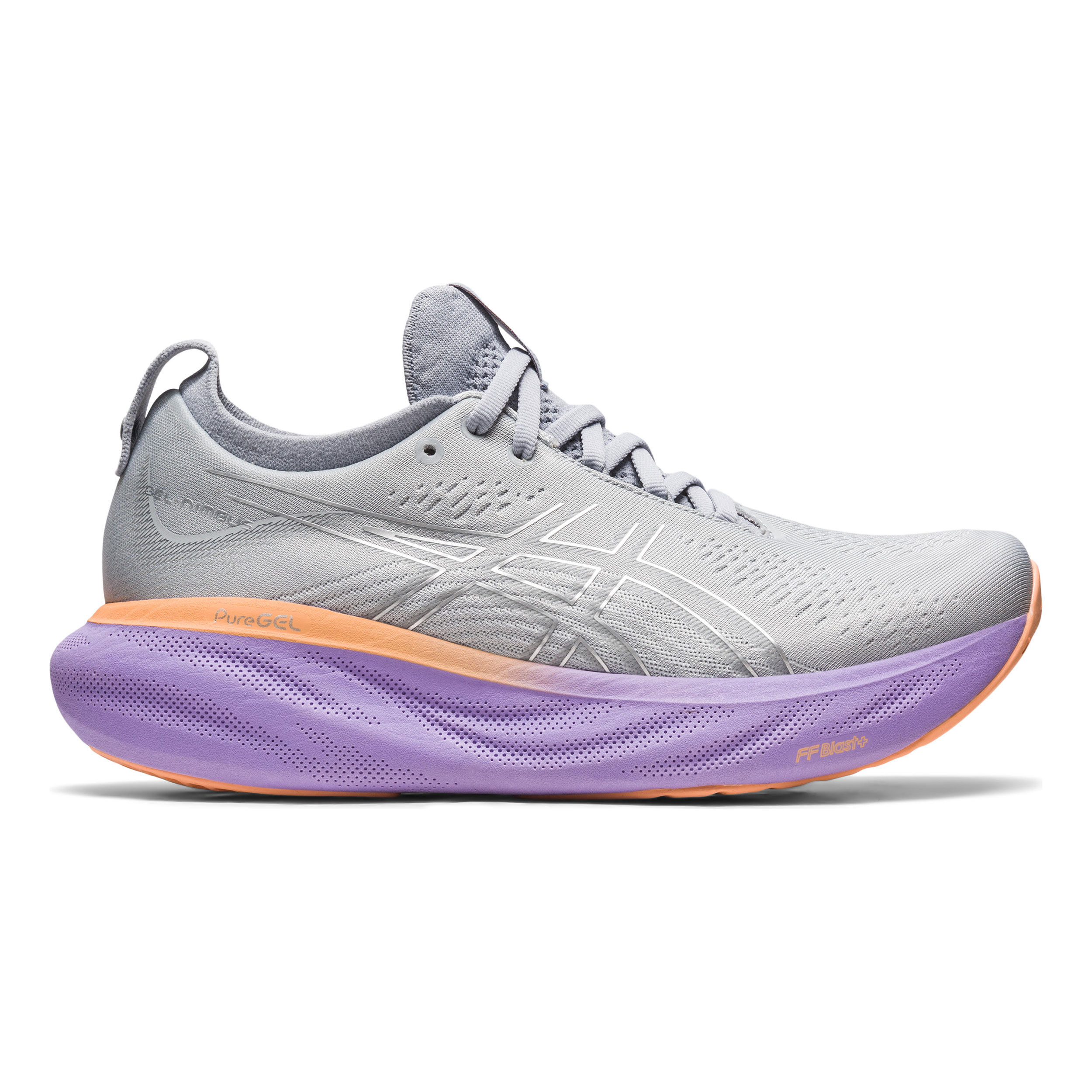 ASICS Gel Nimbus 25 Neutrale Schoen Dames Grijs online kopen Running Point NL