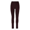 Road High Waist Hardlooplegging Dames-Donkerrood