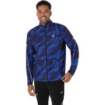 ASICS Kleding ASICS Road Lite-Show Packable Hardloopjas Heren-Zwart,Donkerblauw