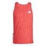 Adizero Tanktop Heren-Rood,Wit