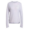 Terrex XPR Hardloopshirt Dames-Mauve