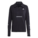 adidas Kleding adidas adi365 Warm Half-Zip Hardloopshirt Dames-zwart