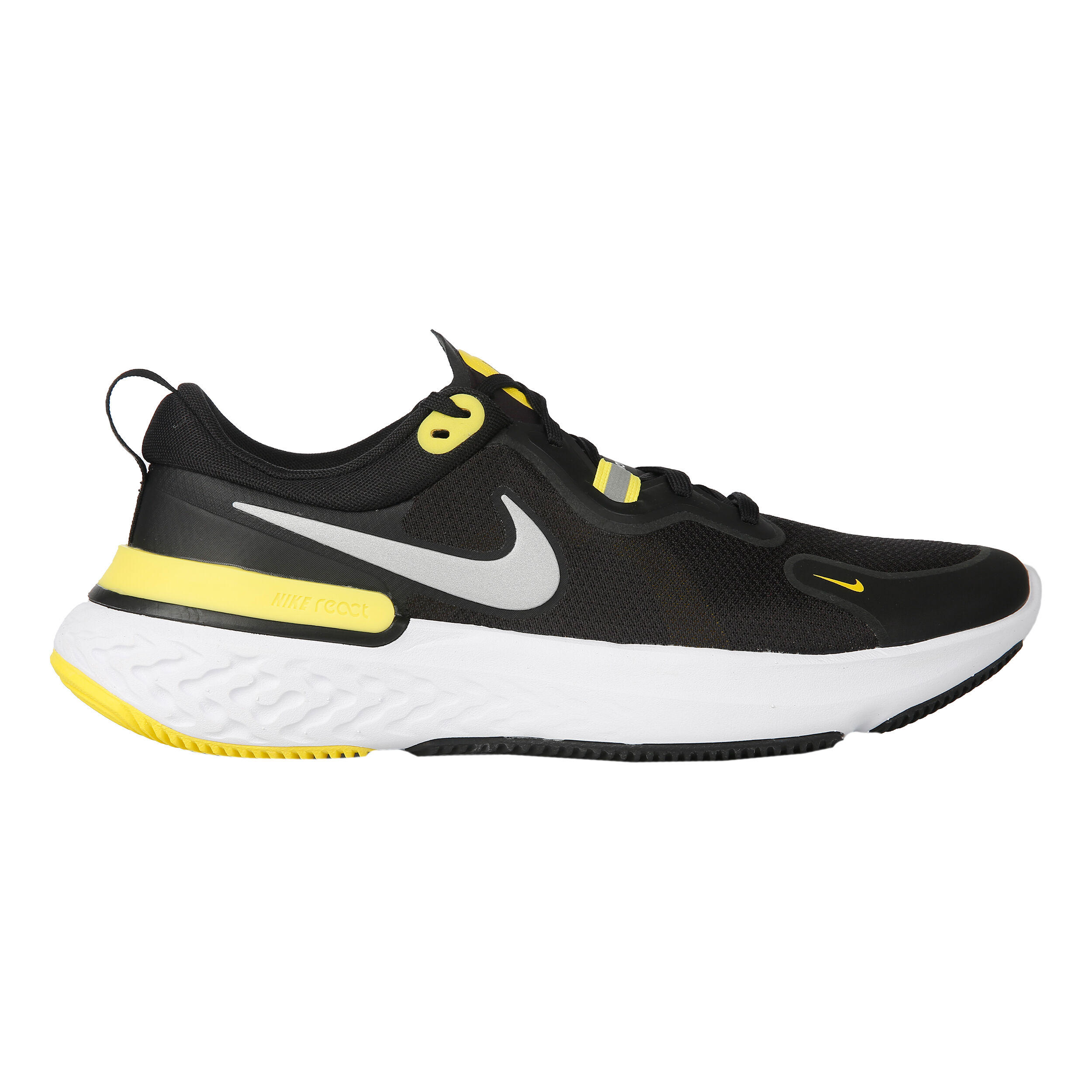 Nike Miler React Neutrale Schoen Heren Zwart Geel online kopen Running Point NL