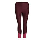 Mizuno Kleding Mizuno Impulse Core 3/4 Hardlooplegging Dames-Paars