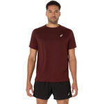 ASICS Kleding ASICS Core Hardloopshirt Heren-Wijnrood