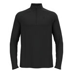 Odlo Hardloopshirt Odlo Essential 1/2 Zip Hardloopshirt Heren-zwart