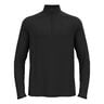 Essential 1/2 Zip Hardloopshirt Heren-zwart