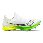 Saucony Hardloopschoenen Saucony Endorphin Cheetah Spikes Dames-Wit,Neongroen