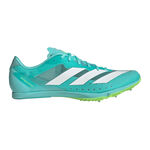 adidas Hardloopschoenen adidas Distancestar Spikes Unisex-turkoois, wit