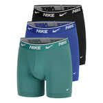 Nike Kleding Nike Everyday Cotton Stretch Boxershort Verpakking 3 stuks Heren - veelkleurig, zwart