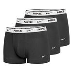 Nike Kleding Nike Everyday Cotton Strech Boxer Trunk Boxershort Verpakking 3 Stuks Heren-Zwart,Wit