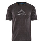 Craft Kleding Craft ADV Trail Wool Hardloopshirt Heren-Donkergrijs