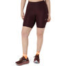 Road High Waist 8in Sprinter Hardlooplegging Dames-Donkerrood
