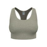 Odlo Kleding Odlo Seamless Medium Padded Sport-bh Dames-Kaki