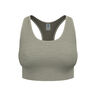 Seamless Medium Padded Sport-bh Dames-Kaki