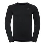 Odlo Kleding Odlo Performance Warm Eco BI Top Crew Neck Longsleeve Heren-Zwart