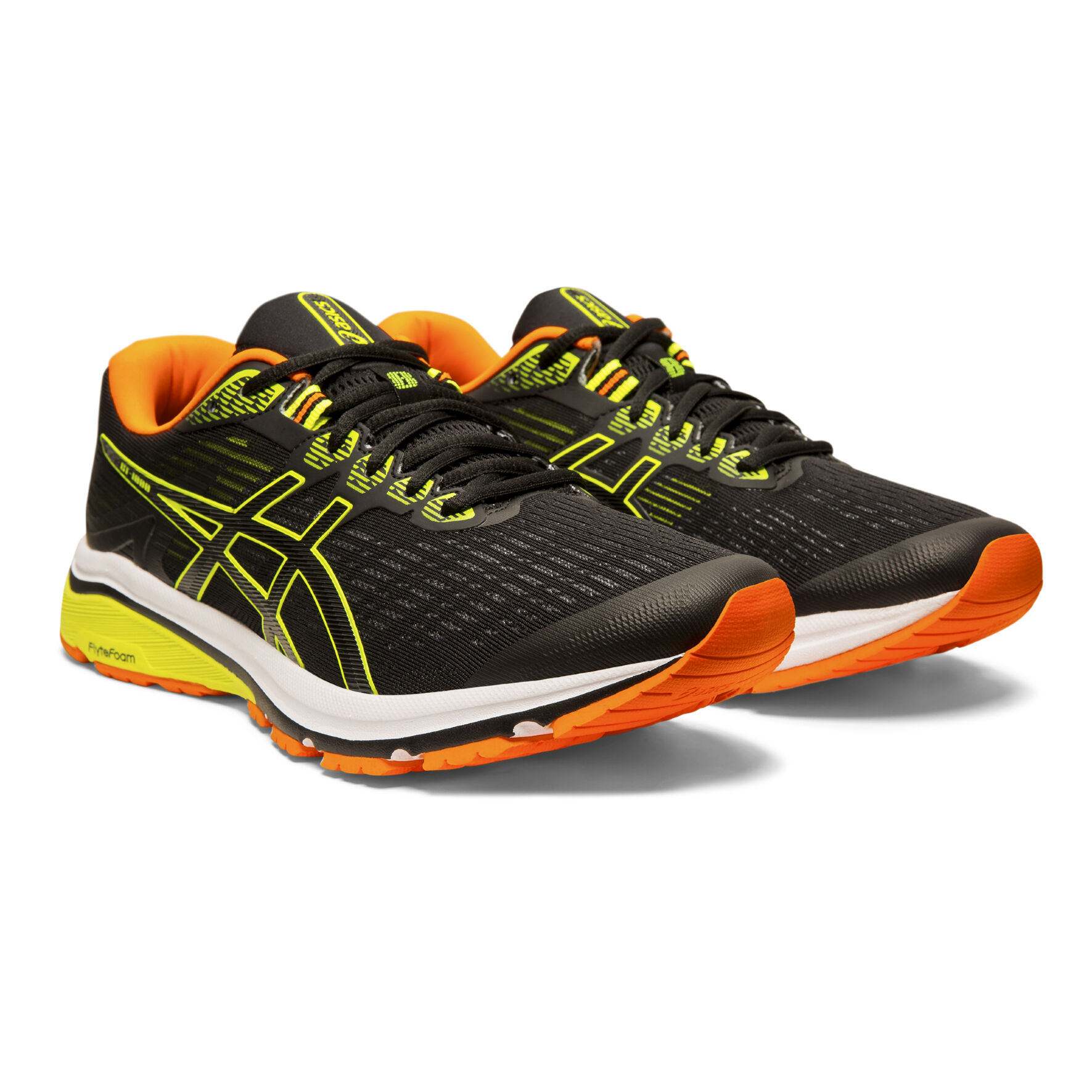 ASICS GT 1000 8 Stabiliteitsschoen Heren Zwart Neongeel online