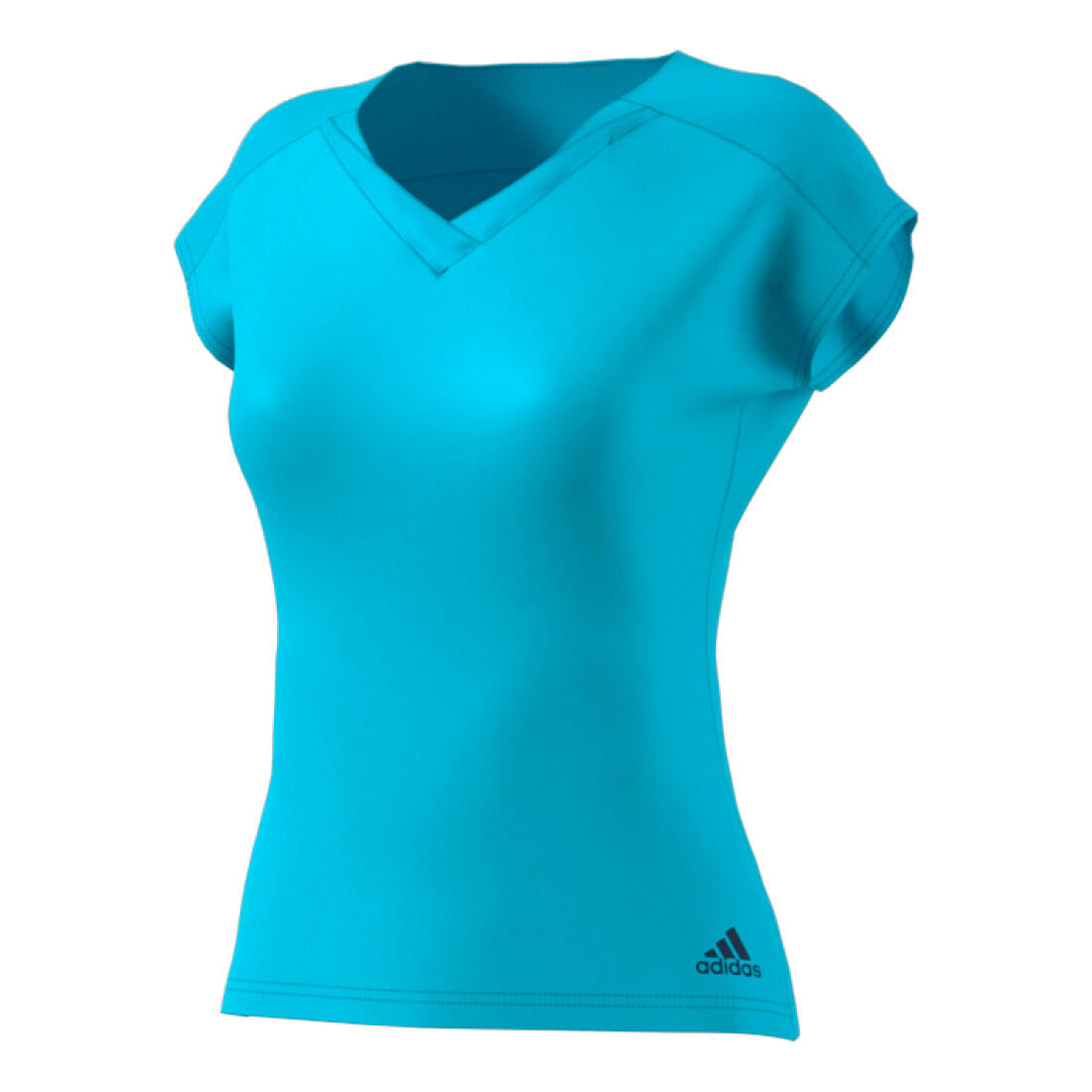 adidas Line T shirt Dames Turkoois Donkerblauw online kopen