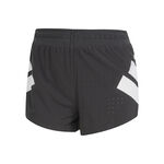 adidas Kleding adidas Road To Records 2in Split Hardloopshorts Dames-Zwart,Wit