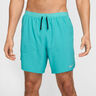 Stride 2in1 7in Hardloopshorts Heren-Turkoois