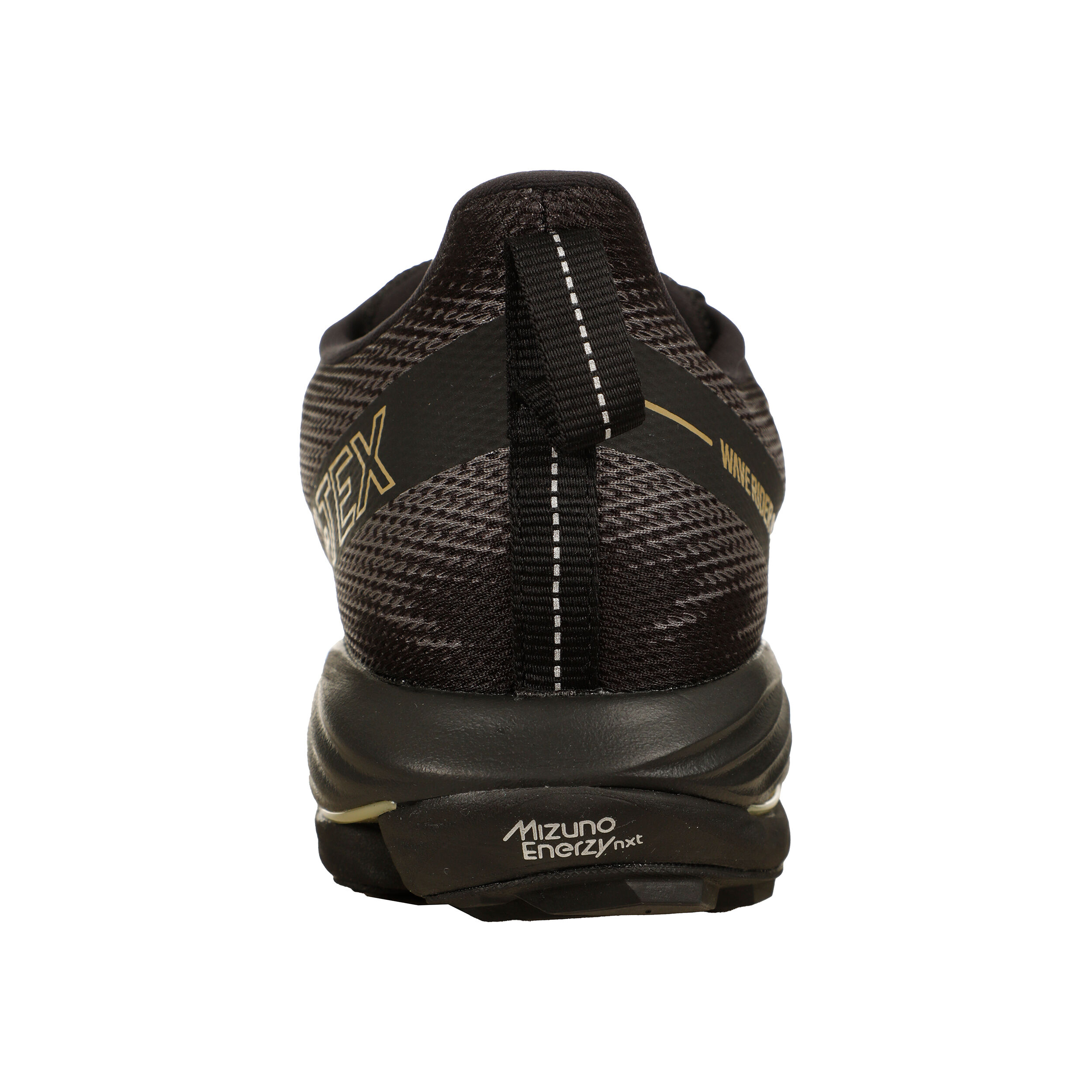 Mizuno Wave Rider GTX 2 Trailschoen Heren Zwart Goud online kopen Running Point NL