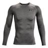 Heatgear Comp Longsleeve Heren-Antraciet,Zwart