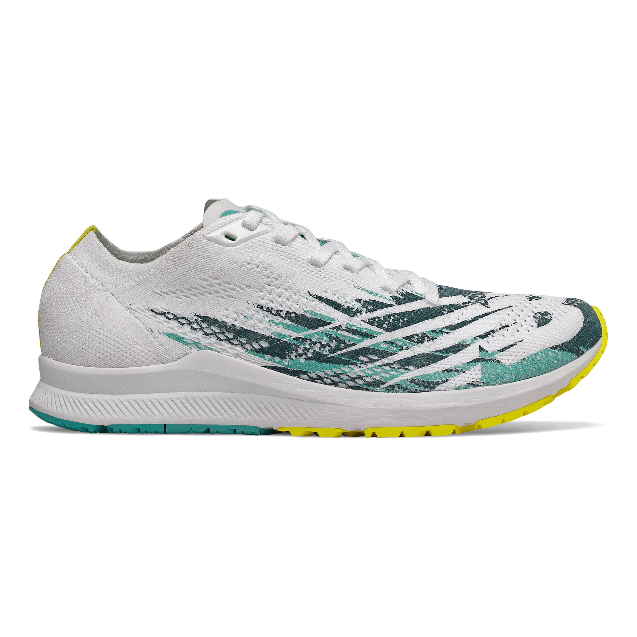 New Balance Race Day 1500 V6 Wedstrijdschoen Dames Wit Petrolblauw in maat 40 online kopen Running Point NL