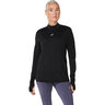 Road Winter Seamless Hardloopshirt Dames-zwart