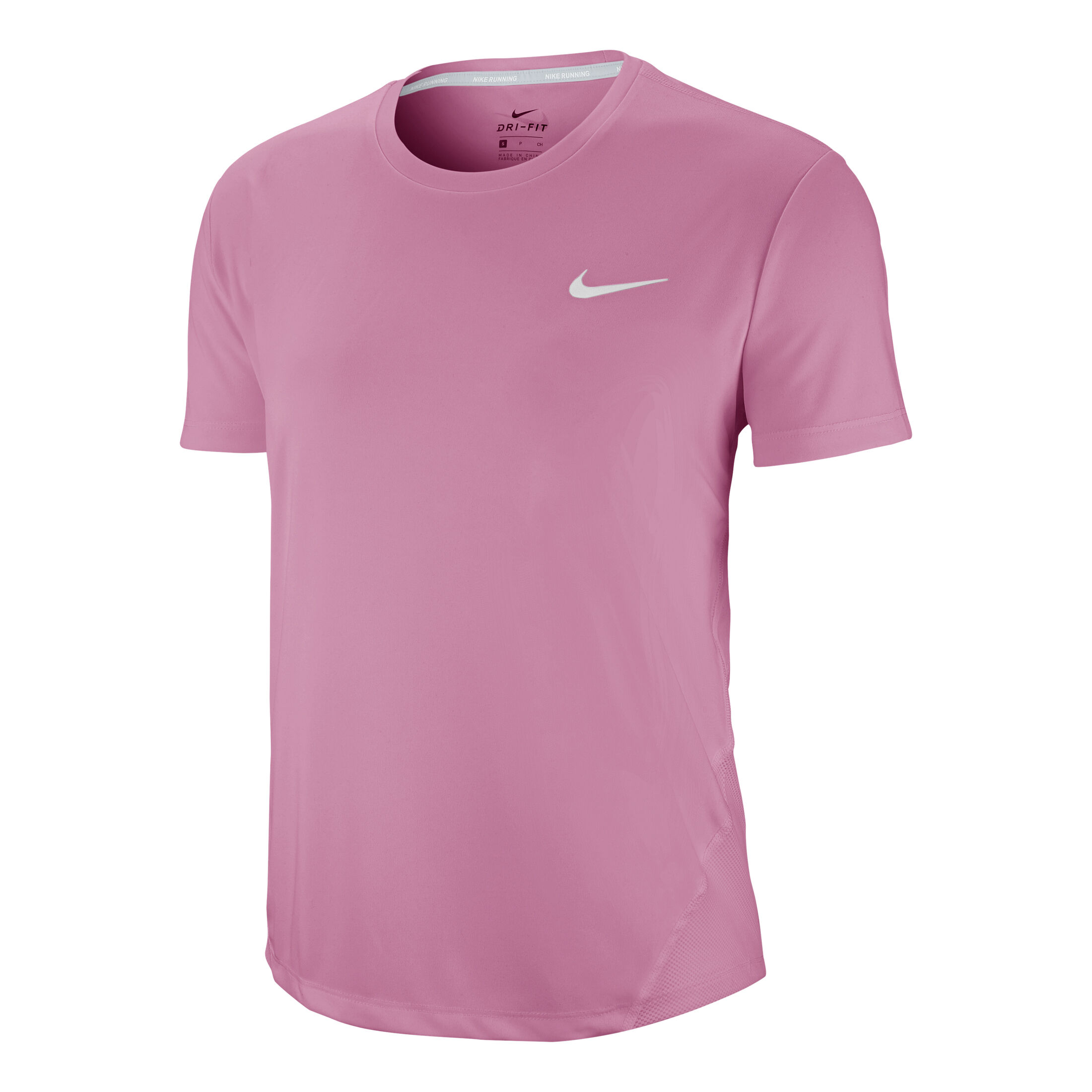Nike Miler T shirt Dames Roze Zilver online kopen Running Point NL