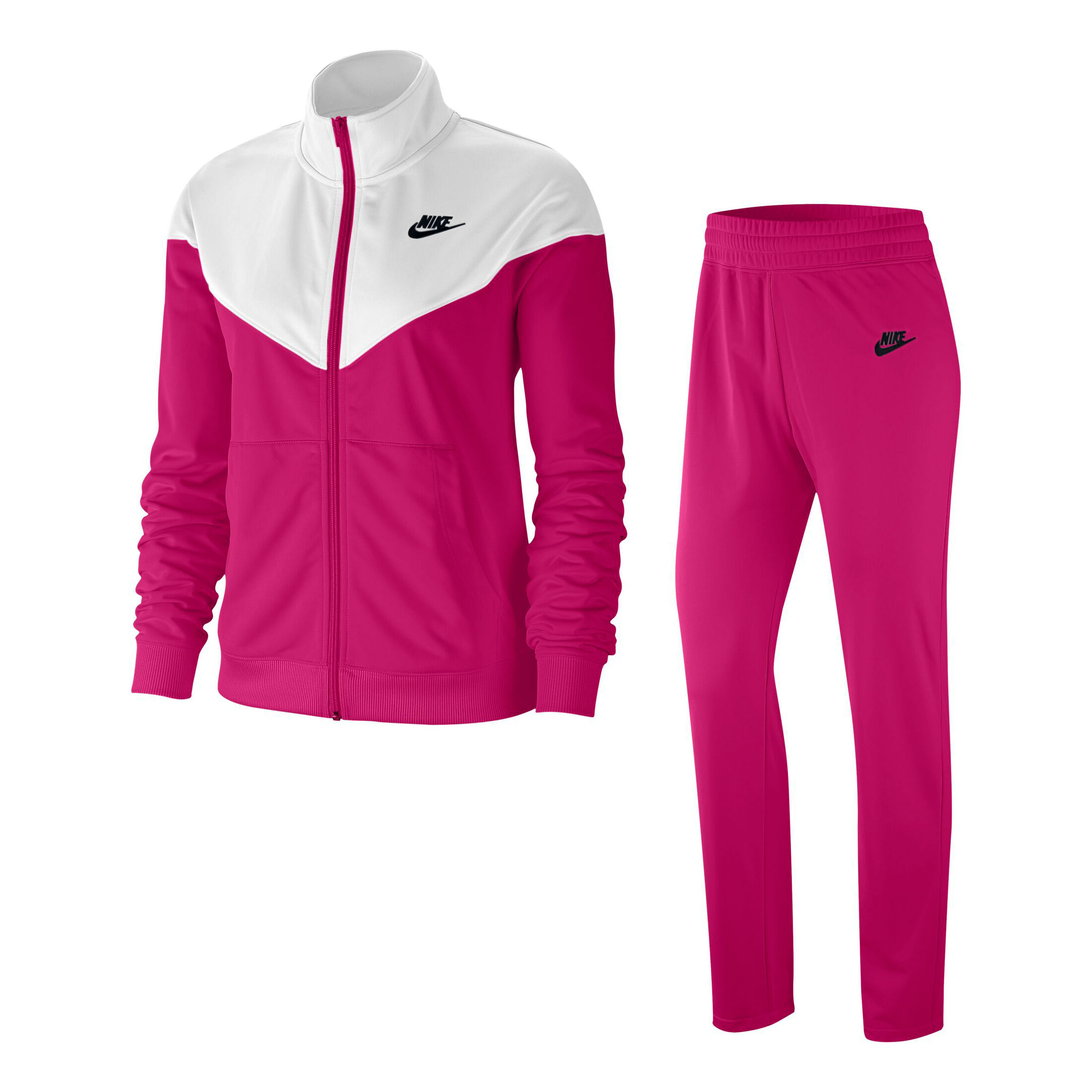 Nike tracksuit womens white discount