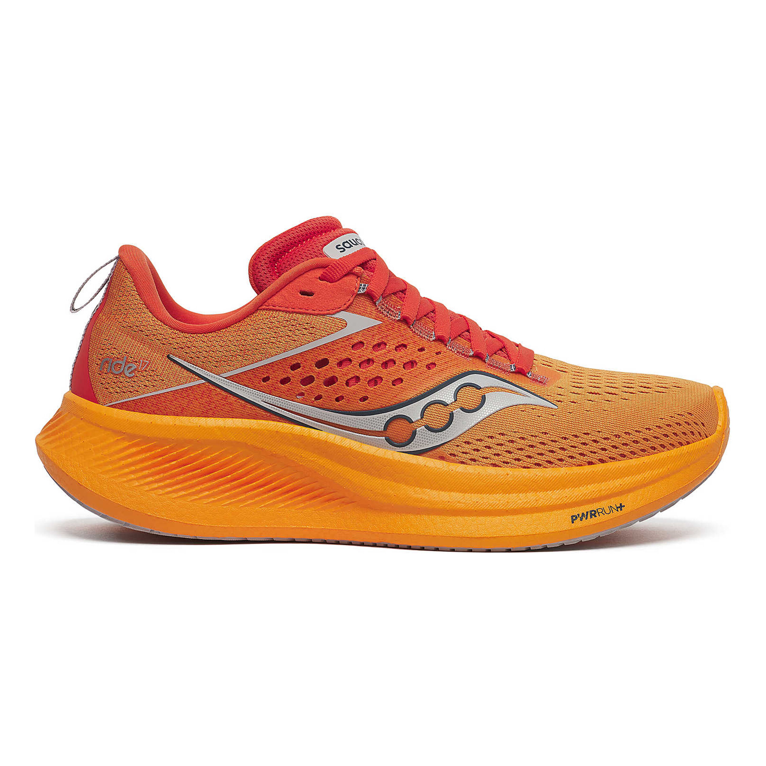Saucony Ride 17 Neutrale Schoen Dames Rood Oranje online kopen Running Point NL