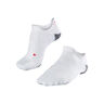 RU5 Race Invisible Hardloopsokken Dames - wit, grijs