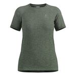 Odlo Kleding Odlo Essential Seamless Hardloopshirt Dames-olijf