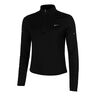 Swift Half-Zip Hardloopshirt Dames-Zwart