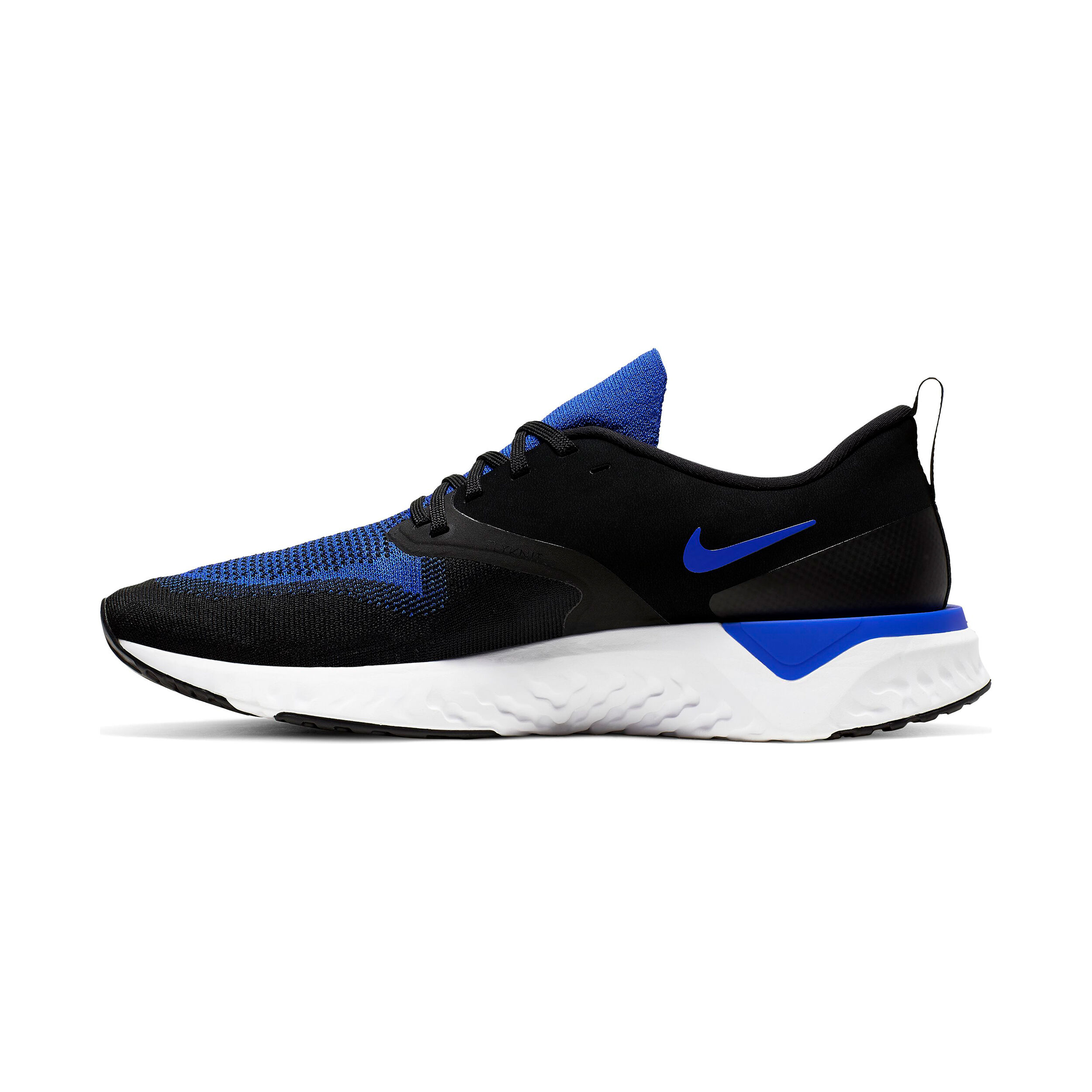 Nike Odyssey React 2 Flyknit Neutrale Schoen Heren Zwart Blauw online kopen Running Point NL