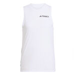 adidas Kleding adidas Terrex XPR Tanktop Dames-Wit,Zwart