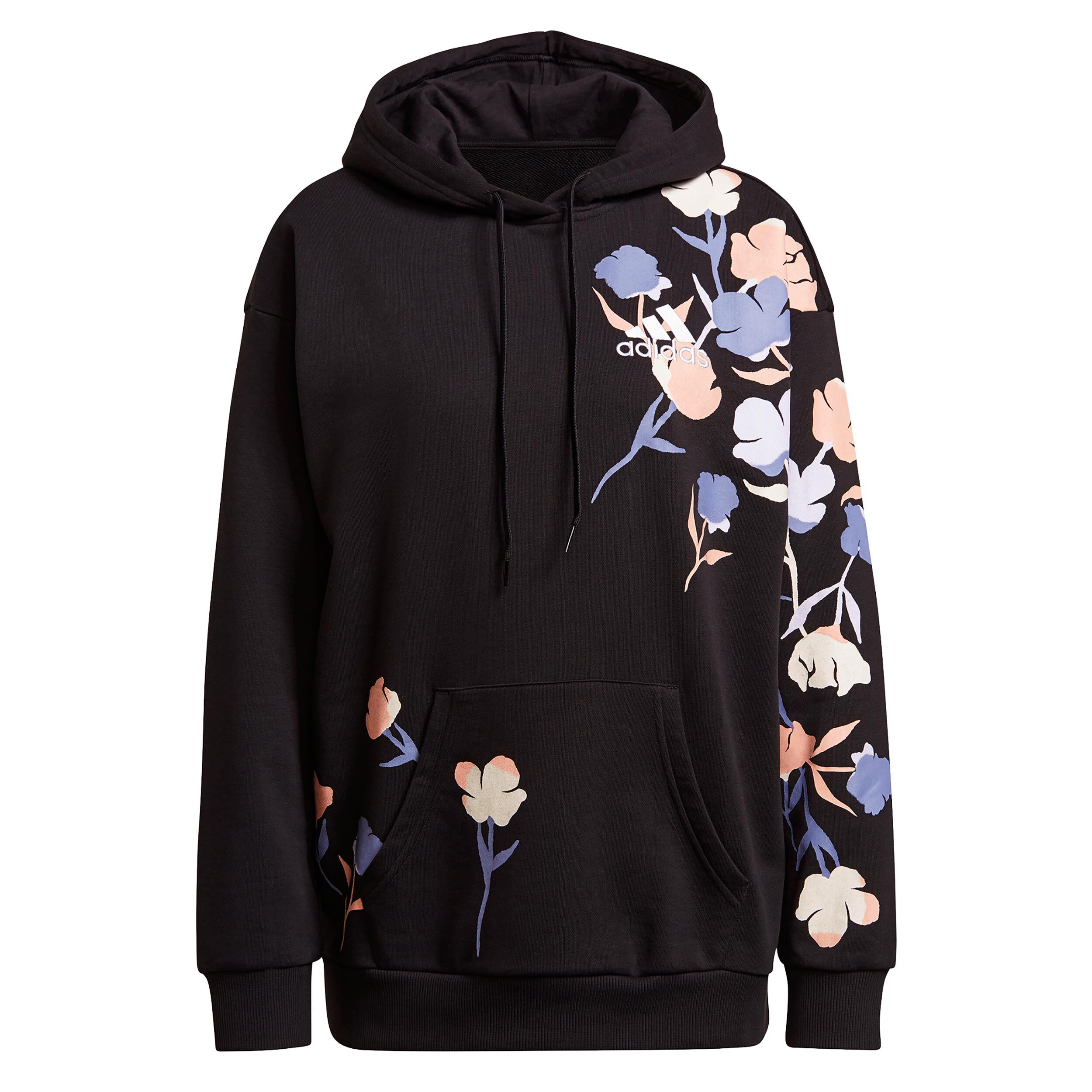 adidas Floral Sweater Met Capuchon Dames Zwart Veelkleurig online