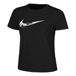 Nike Kleding Nike Dri-Fit One Swoosh Hardloopshirt Dames-Zwart