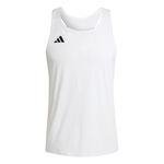 adidas Kleding adidas Adizero Essential Tanktop Heren-Wit