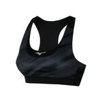 Mizuno Kleding Mizuno Alpha Graphic Sport-bh Dames-Zwart