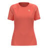 Essential Print Crew Neck Hardloopshirt Dames - oranje, 